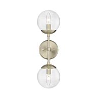 Millennium Lighting Avell 2-Light Wall Sconce In Modern Gold