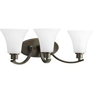 Joy 3-Light Bathroom Vanity Light Bracket in Antique Bronze