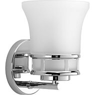 Cascadia 1-Light Bathroom Vanity Light in Polished Chrome