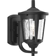 East Haven 1-Light Wall Lantern in Black