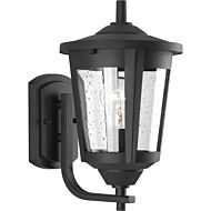 East Haven 1-Light Wall Lantern in Black