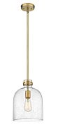 Z-Lite Pearson 1-Light Pendant Light In Rubbed Brass