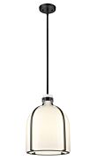 Z-Lite Pearson 1-Light Pendant Light In Matte Black