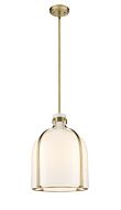 Z-Lite Pearson 1-Light Pendant Light In Rubbed Brass