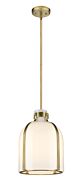 Z-Lite Pearson 1-Light Pendant Light In Rubbed Brass