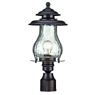 Blue Ridge 1-Light Architectural Bronze Post Mount Light