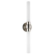 Hudson Valley Cornwall 2 Light 5 Inch Bathroom Vanity Light in Satin Nickel