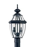 Lancaster 2-Light Outdoor Post Lantern in Black