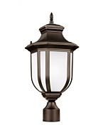 Sea Gull Childress 21 Inch Outdoor Post Light in Antique Bronze