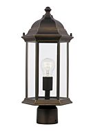 Sevier 1-Light Outdoor Post Lantern in Antique Bronze