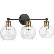 Hansford 3-Light Bathroom Vanity Light in Antique Bronze