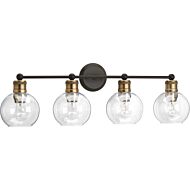 Hansford 4-Light Bathroom Vanity Light in Antique Bronze