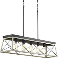 Briarwood 5-Light Linear Chandelier in Graphite