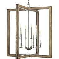 Turnbury 8-Light Chandelier in Galvanized Finish