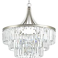 Glimmer 6-Light Pendant in Silver Ridge