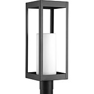 Patewood 1-Light Post Lantern in Black