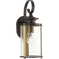 Squire 1-Light Wall Lantern in Antique Bronze