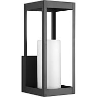 Patewood 1-Light Wall Lantern in Black