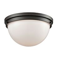 Two Light Flush Mount