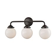 Beckett 3-Light Bathroom Vanity Light in Oil Rubbed Bronze