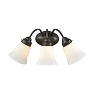 Califon 3-Light Bathroom Vanity Light in Oil Rubbed Bronze