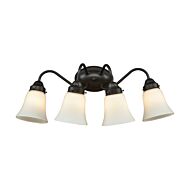 Califon 4-Light Bathroom Vanity Light in Oil Rubbed Bronze