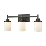 Belmar 3-Light Bathroom Vanity Light in Oil Rubbed Bronze