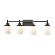 Belmar 4-Light Bathroom Vanity Light in Oil Rubbed Bronze