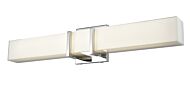 DVI Secord Ac LED 1-Light LED Bathroom Vanity Light in Chrome