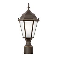 Bakersville 1-Light Outdoor Post Lantern in Antique Bronze