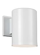 Sea Gull Cylinders 7 Inch Outdoor Wall Light in White