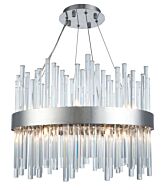 Dallas 14-Light Chandelier in Chrome