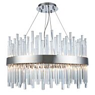 Dallas 16-Light Chandelier in Chrome