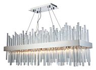 Dallas 20-Light Chandelier in Chrome