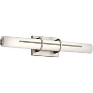 Elan Traverso 22 Inch LED Bathroom Vanity Light in Brushed Nickel