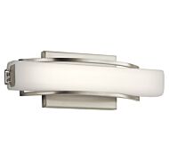 Elan Rowan 13.25 Inch LED Wall Sconce in Brushed Nickel