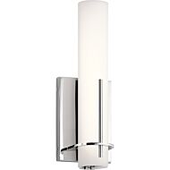 Elan Traverso 13 Inch LED Wall Sconce in Chrome