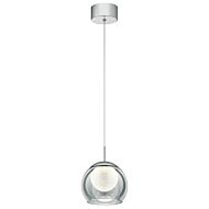 Elan Lexi 8 Inch LED Mini Pendant in Chrome