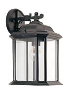 Sea Gull Kent 15 Inch Outdoor Wall Light in Black