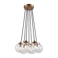 Boudreaux 7-Light Chandelier in Antique Gold