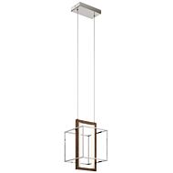 Viho LED Pendant in Polished Nickel by Kichler