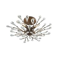 Crislett 4-Light Semi-Flush Mount in Sunglow Bronze