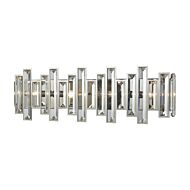 Crystal Heights 4-Light Bathroom Vanity Light in Polished Chrome