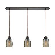 Muncie 3-Light Pendant in Oil Rubbed Bronze