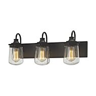 Hamel 3-Light Bathroom Vanity Light in Oil Rubbed Bronze