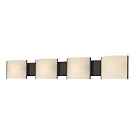 Pannelli 4-Light Bathroom Vanity Light in Oil Rubbed Bronze