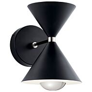 Kordan LED Wall Sconce in Matte Black by Kichler