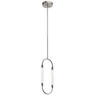 Delsey LED Mini Pendant in Polished Nickel by Kichler