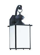 Sea Gull Jamestowne 17 Inch Outdoor Wall Light in Black