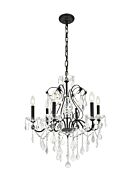 St. Francis 6-Light Chandelier in Dark Bronze